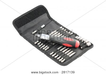 Screwdriver With Bits