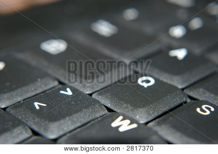 Schwarze moderne Tastatur