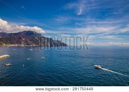 Amazing Scenery Of Amalfi Coast - Salerno Province, Campania Region, Italy, Europe