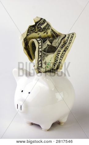 Salvadanaio con Dollar Bill