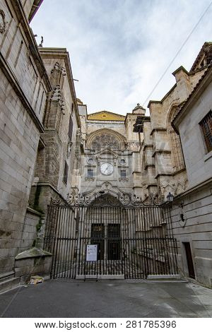 Puerta Del Reloj Of The Cathedral Of Santa María De Toledo