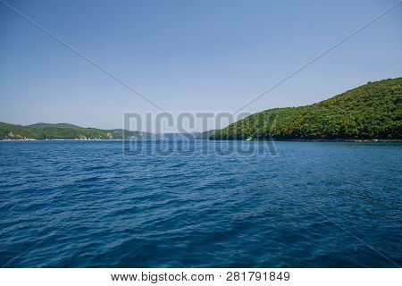 Adriatic Coast Tour. Limski Fjord In Istria. Adriatic Sea