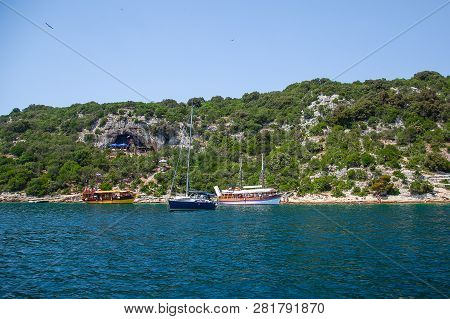 Adriatic Coast Tour. Limski Fjord In Istria. Adriatic Sea