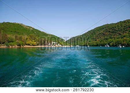 Adriatic Coast Tour. Limski Fjord In Istria. Adriatic Sea