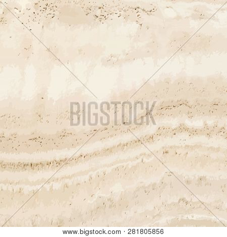 Light Marble Roman Classic Travertine Vector Texture