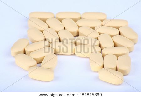 Image Of Many Hiv Therapy Efavirenz On Background