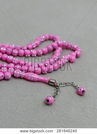 Pink Rosary, Islamic Rosary Models, Colorful Rosary Pictures,