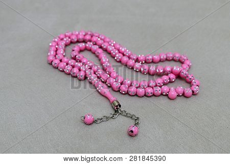 Pink Rosary, Islamic Rosary Models, Colorful Rosary Pictures,