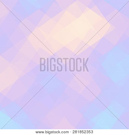 Geometric Abstract Pattern In Low Poly Style.