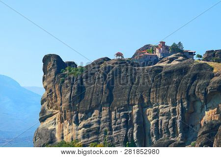 Varlaam Monastery With A Fabulous Scenery And Very Rich Of Religious Art