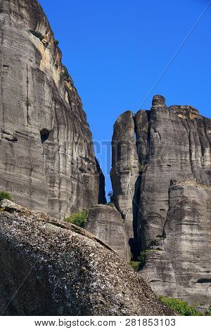 Typical And Suggestive Rock Formations That Can Be Admired In Meteora
