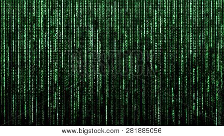 Digital Drawn Sketch Photo Sketch Network Green Binary Matrix