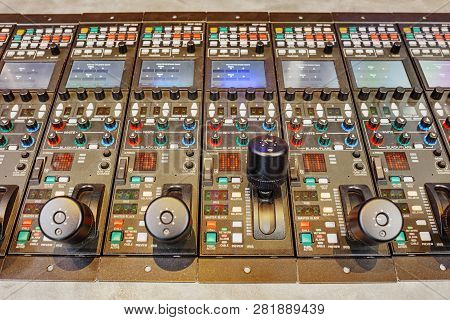 The Control Panel On Television That Regulates The Operation Of Multi-camera Filming During A Live B