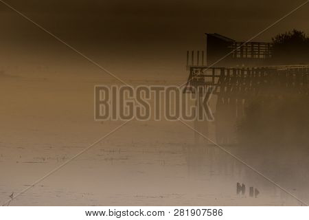 Observation Platform At The Federseesteg In Germany
