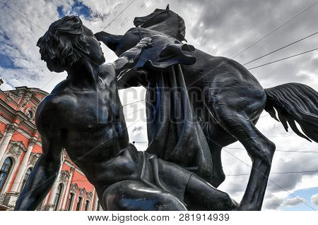 Horse Tamer - Anichkov Bridge - Saint Petersburg, Russia