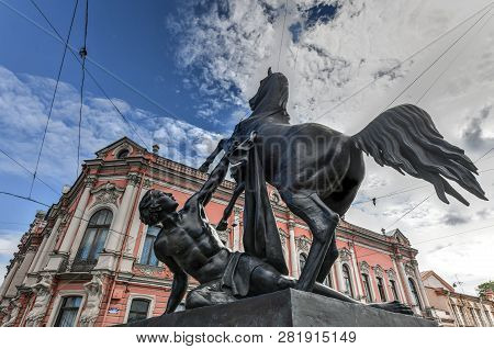 Horse Tamer - Anichkov Bridge - Saint Petersburg, Russia
