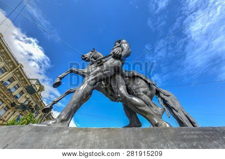 Horse Tamer - Anichkov Bridge - Saint Petersburg, Russia