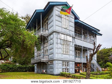 Maputo, Mozambique - Nov 20 2018: The Iron House - Casa De Ferro, Maputo, Mozambique -mozambic - Mad