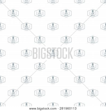 Home Window Pattern Seamless Repeat For Any Web Design