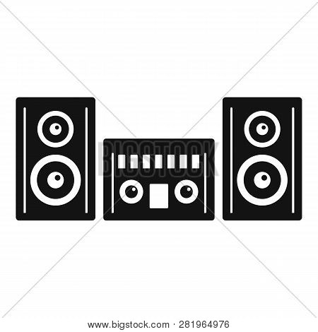 Modern Stereo System Icon. Simple Illustration Of Modern Stereo System Vector Icon For Web Design Is