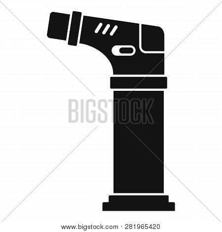 Modern Cigarette Lighter Icon. Simple Illustration Of Modern Cigarette Lighter Vector Icon For Web D