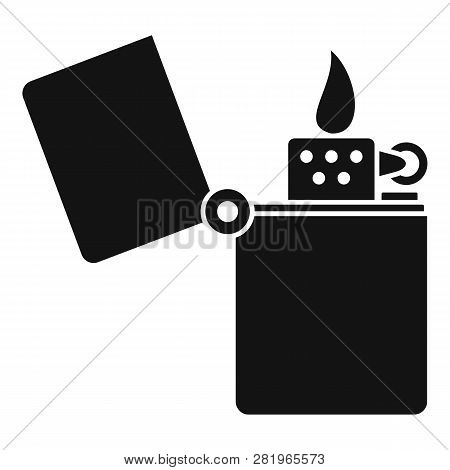 Kerosene Lighter Icon. Simple Illustration Of Kerosene Lighter Vector Icon For Web Design Isolated O