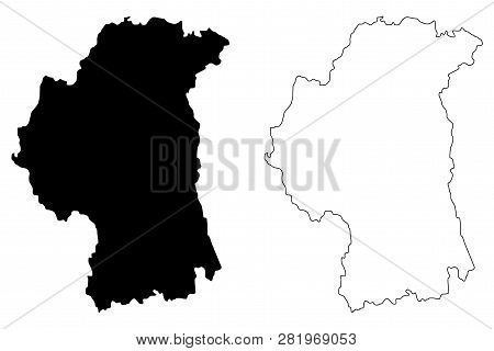 County Armagh (united Kingdom, Northern Ireland, Counties Of Northern Ireland) Map Vector Illustrati