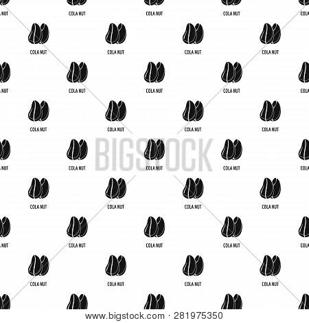 Cola Nut Pattern Seamless Vector Repeat Geometric For Any Web Design
