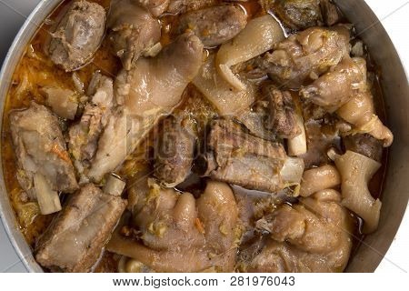 Cassoeula Cassola Pork Meat In A Casserole