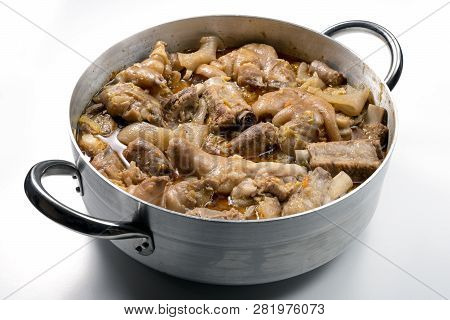 Cassoeula Cassola Pork Meat In A Casserole