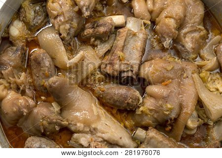 Cassoeula Cassola Pork Meat In A Casserole