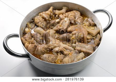 Cassoeula Cassola Pork Meat In A Casserole