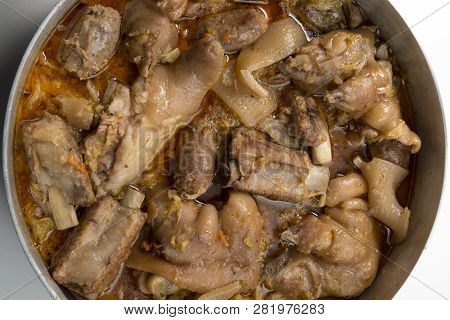 Cassoeula Cassola Pork Meat In A Casserole