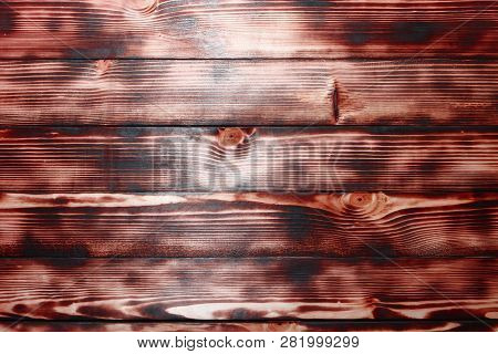 Nice Brushed And Encaustic Old Artistic Wood Door Texture - Abstract Photo Background