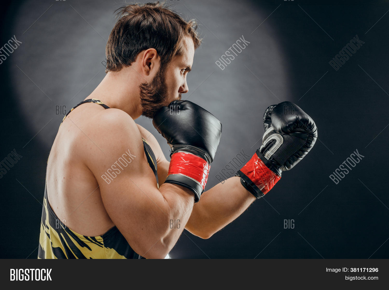 Man Boxing Gloves. Man Image & Photo (Free Trial) | Bigstock