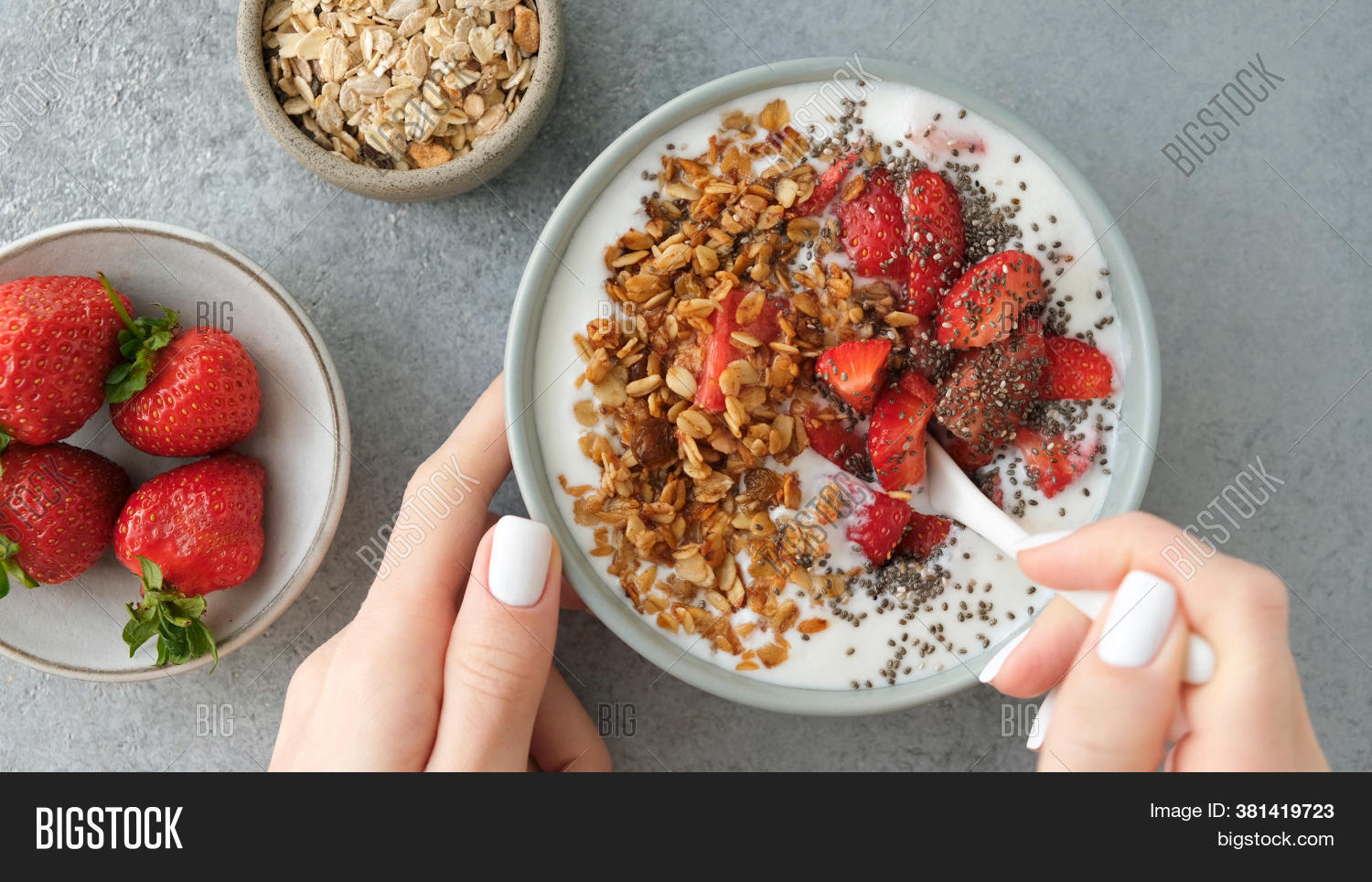 Eating Granola Image & Photo (Free Trial) Bigstock