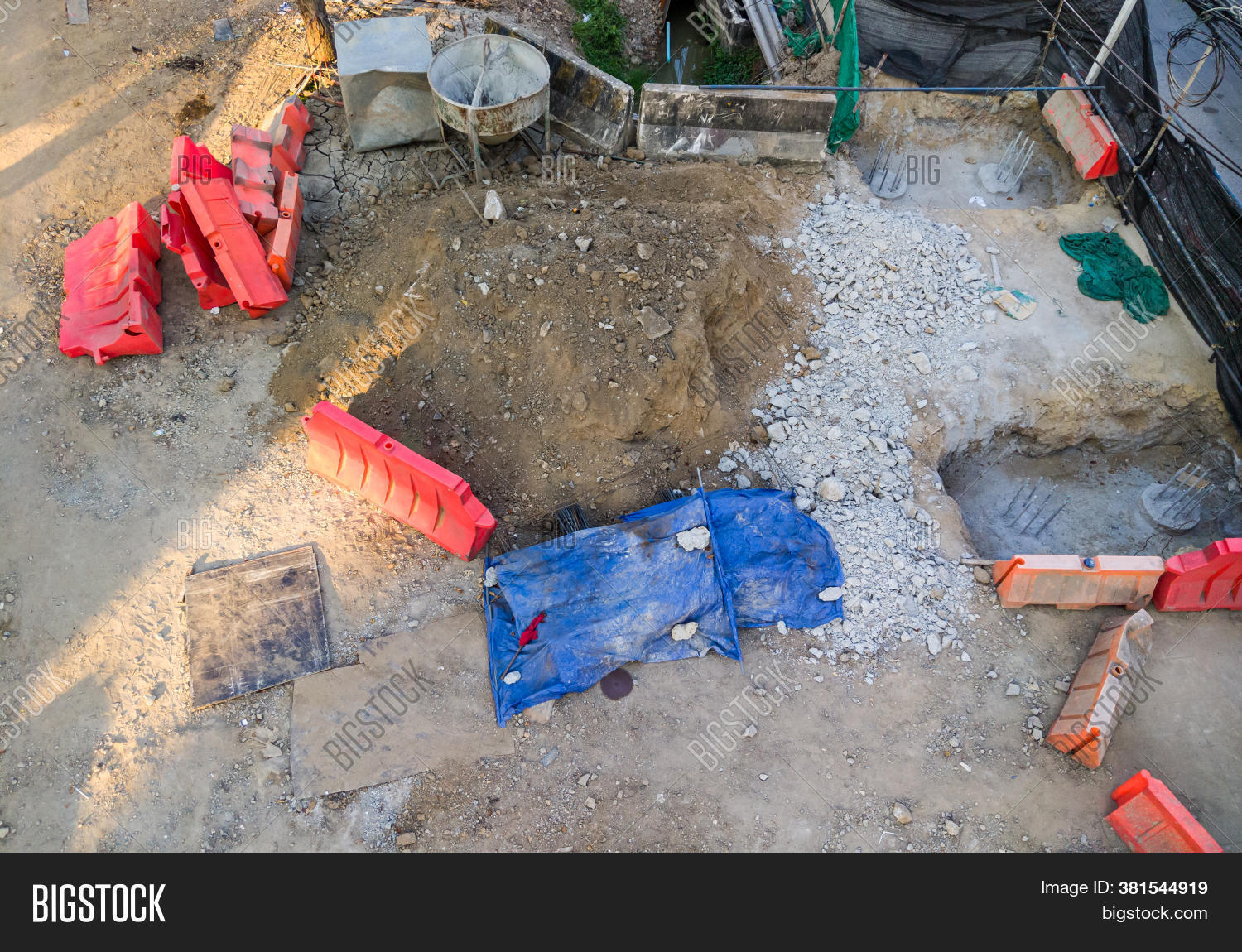 Group Plastic Barriers Image & Photo (Free Trial) Bigstock