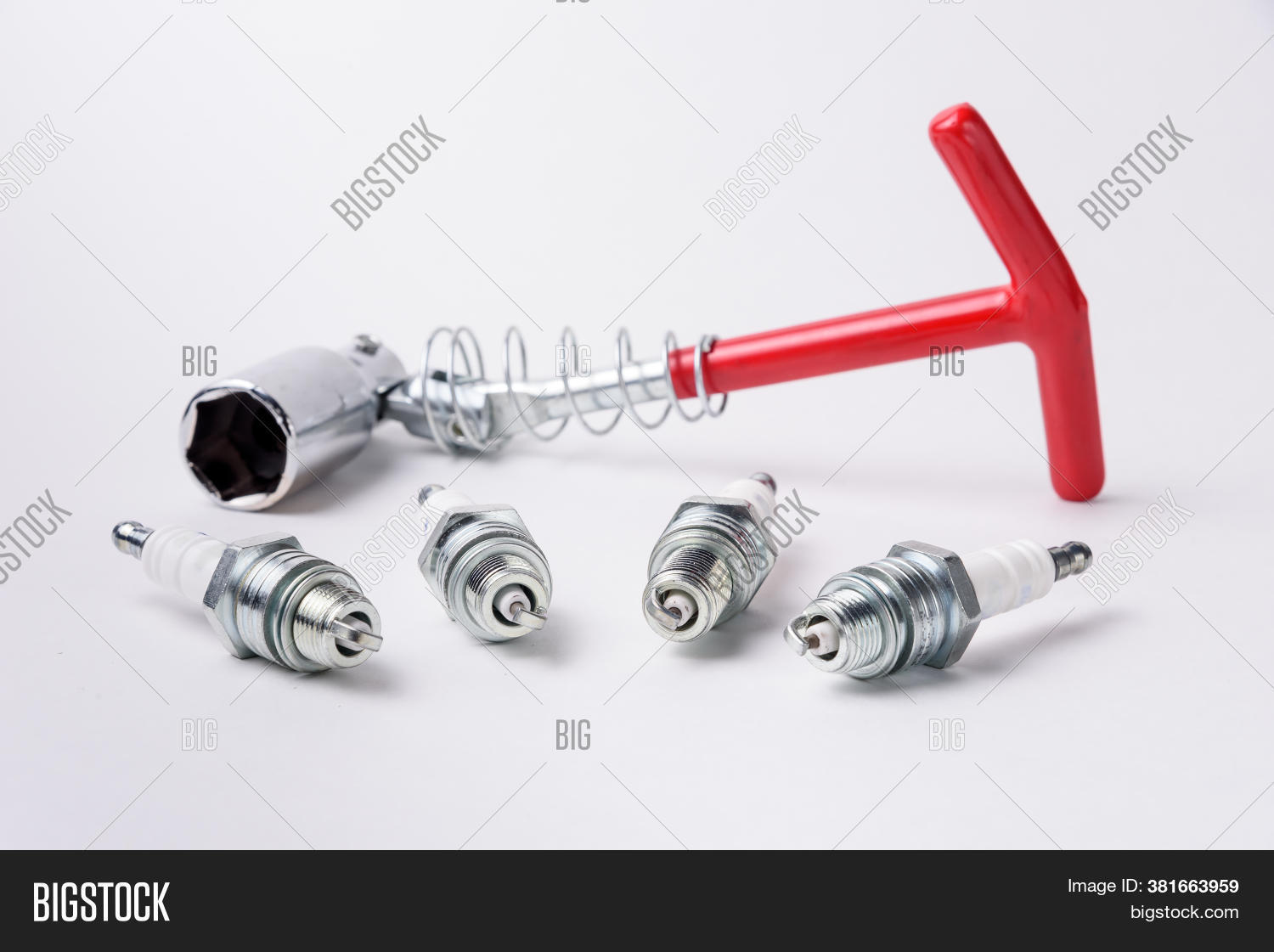 Car Spark Plugs Key On Image & Photo (Free Trial) Bigstock