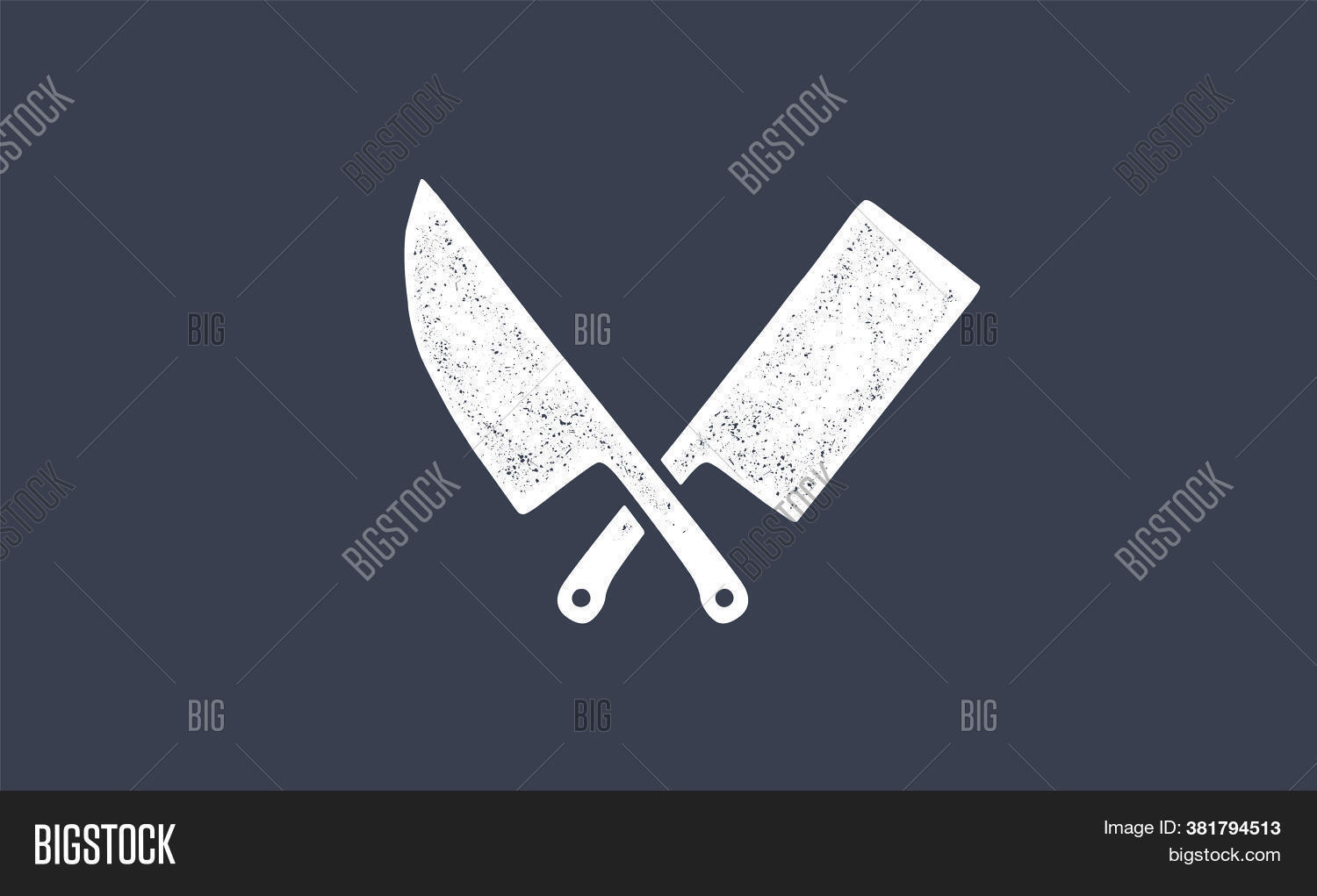 Set Butcher Knives Image & Photo (Free Trial) | Bigstock