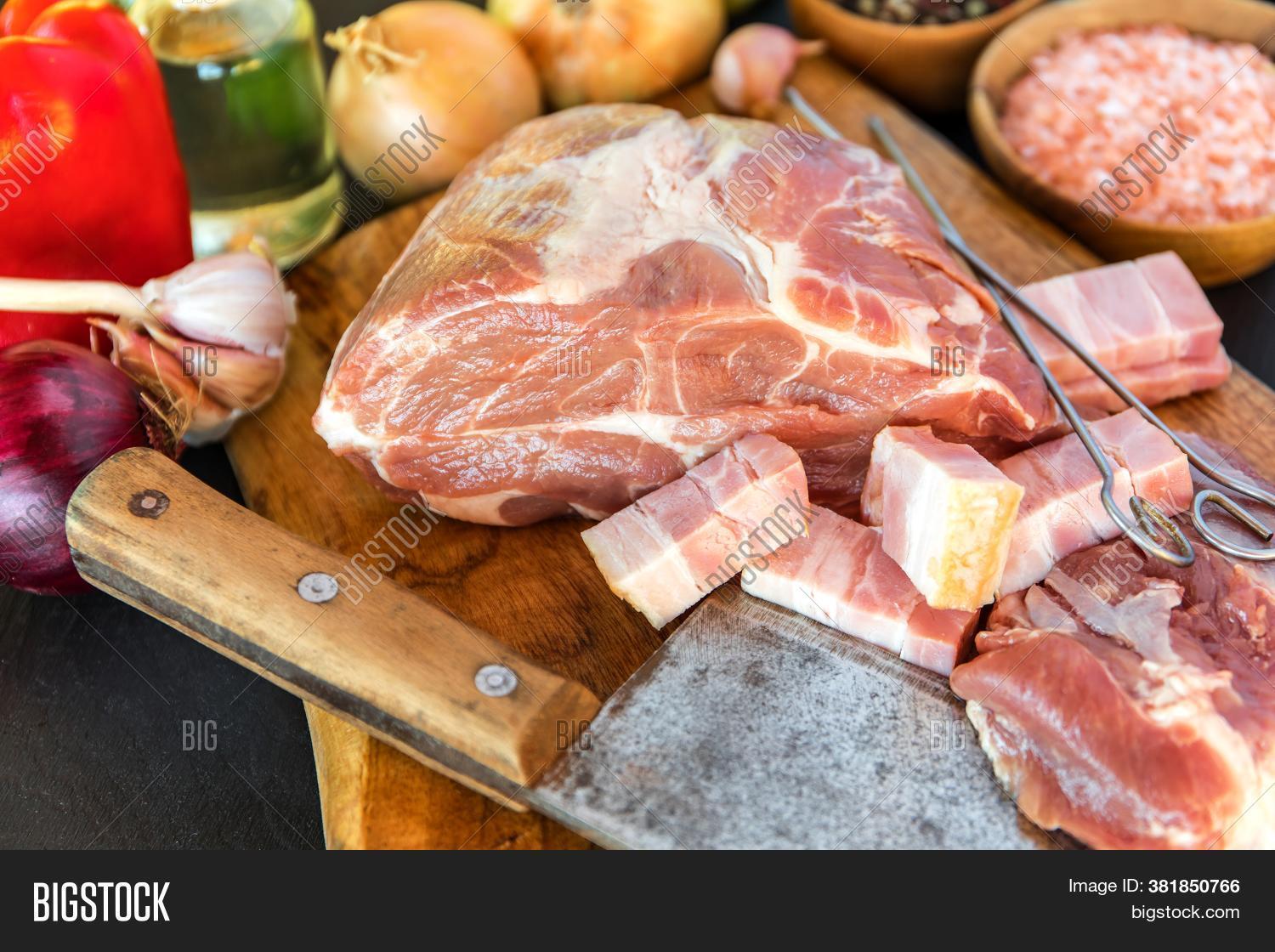 Raw Neck Pork On Image & Photo (Free Trial) | Bigstock