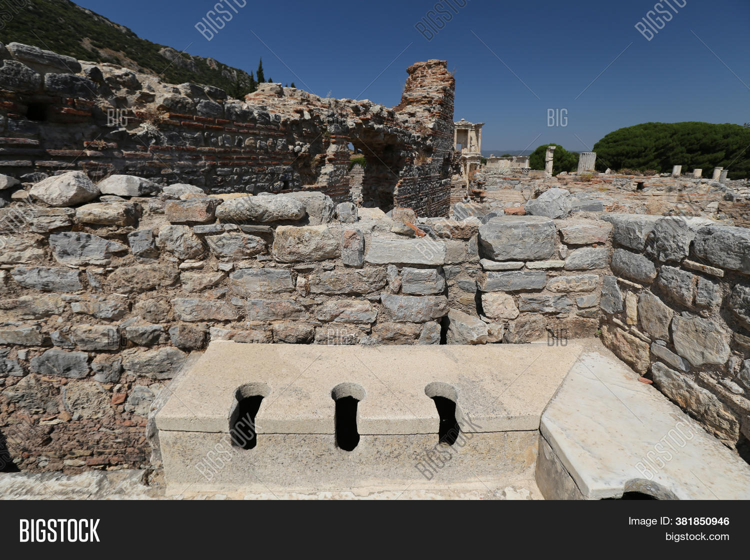 Public Toilets Ephesus Image & Photo (Free Trial) Bigstock