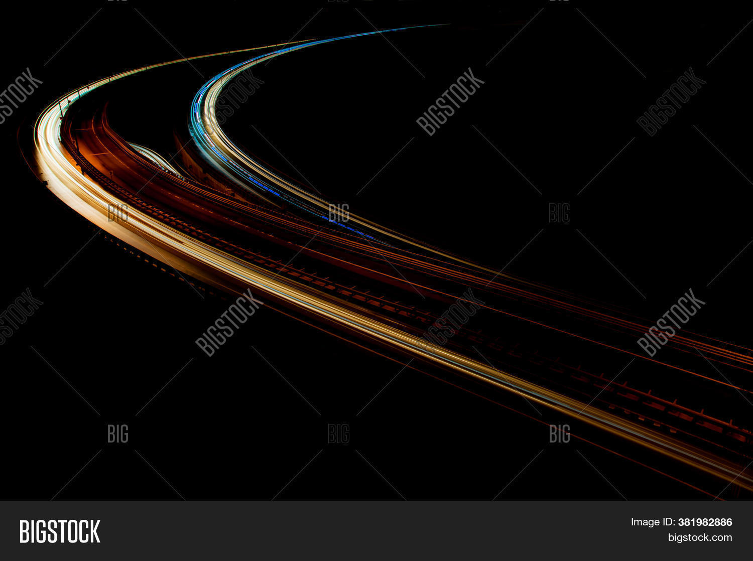 Car Light Trails On Image & Photo (Free Trial) Bigstock