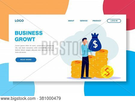Vector Illustration, Investment Management, Business People Building Businesses From Scratch And Inv