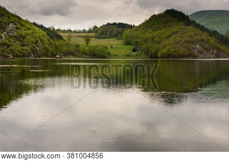 Radoinja Lake In Zlatibor Mountain In Southwestern Serbia