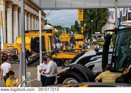Kyiv, Ukraine - August 12, 2020: Exhibits International Agro-industrial Exhibition 