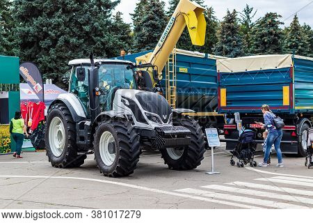 Kyiv, Ukraine - August 12, 2020: Exhibits International Agro-industrial Exhibition 