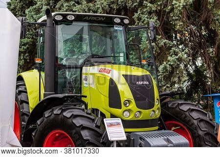 Kyiv, Ukraine - August 12, 2020: Exhibits International Agro-industrial Exhibition 