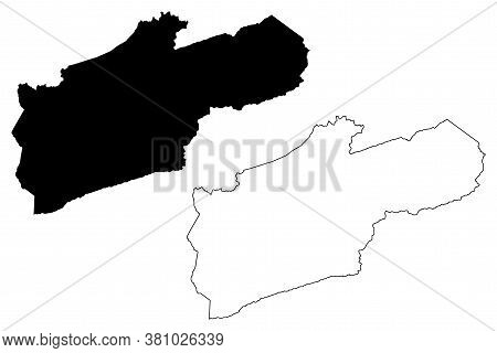 Harlan County, Kentucky (u.s. County, United States Of America, Usa, U.s., Us) Map Vector Illustrati