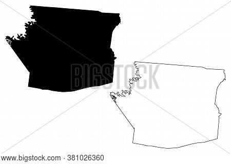Hart County, Kentucky (u.s. County, United States Of America, Usa, U.s., Us) Map Vector Illustration