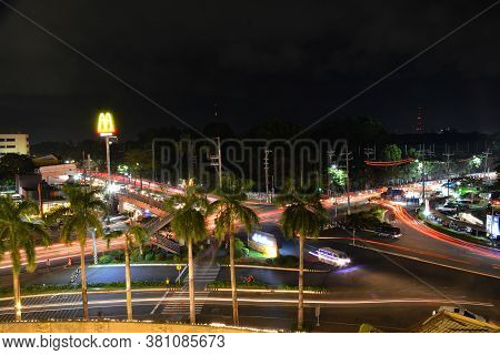 Quezon City, Ph - Dec 22 - Overview Of Quezon City At Night On December 22, 2018 In Quezon City, Phi